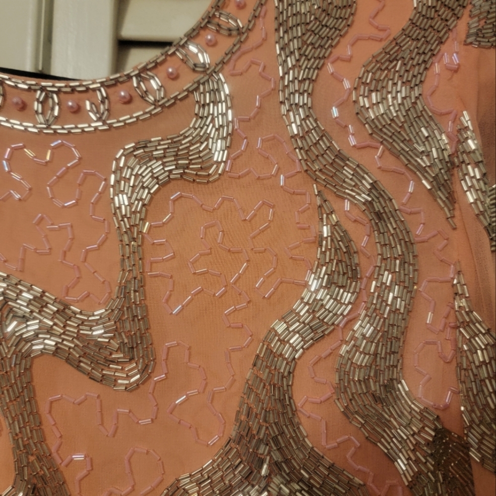 Joan Leslie evenings beaded dress size 12